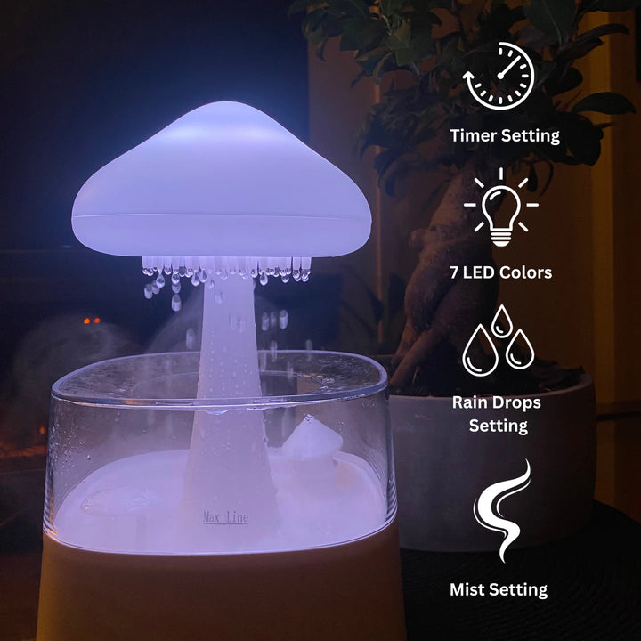 Mushroom Rain Cloud Air Humidifier